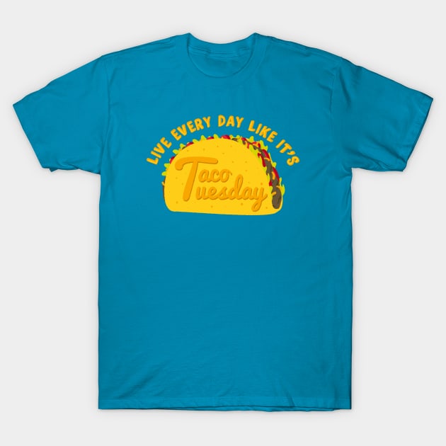 Taco Tuesday T-Shirt by robyriker